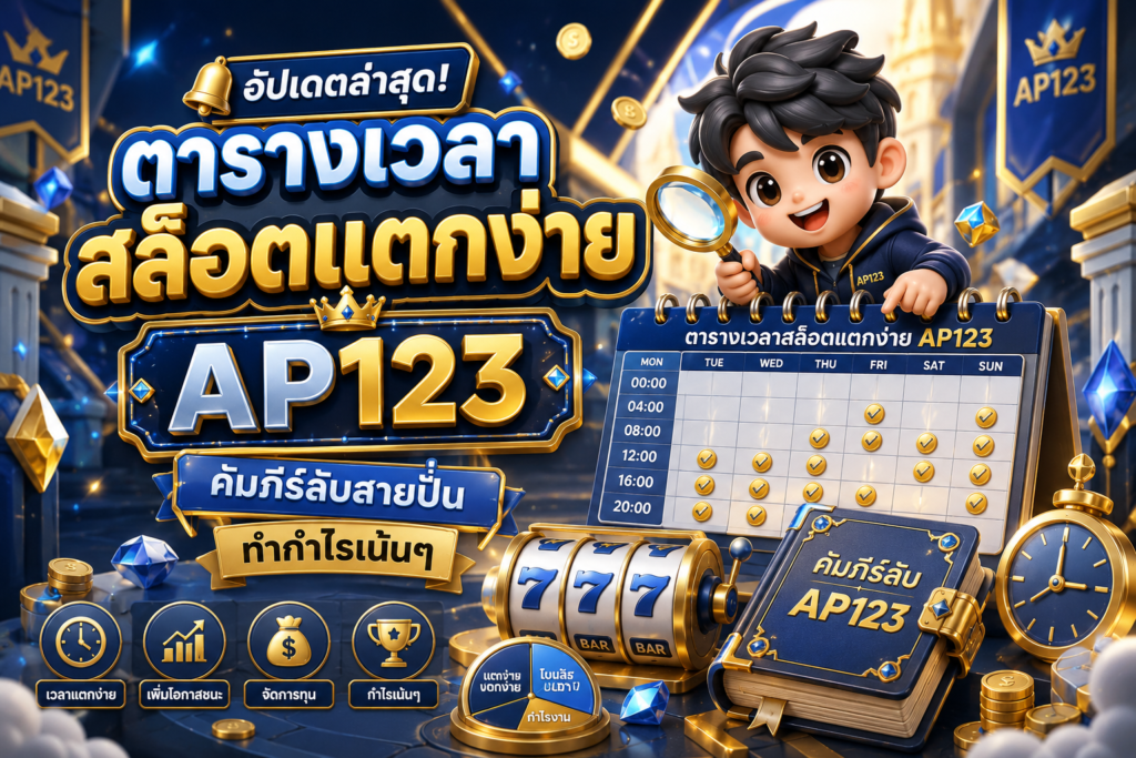 ตารางเวลาสล็อตแตกง่าย